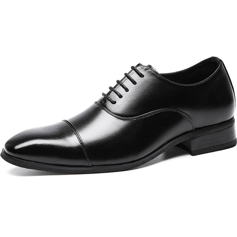 Elegant Slip-On Oxford Shoes for Men - Classic Formal Business Dress Footwear Perfect for Weddings and Office Occasions